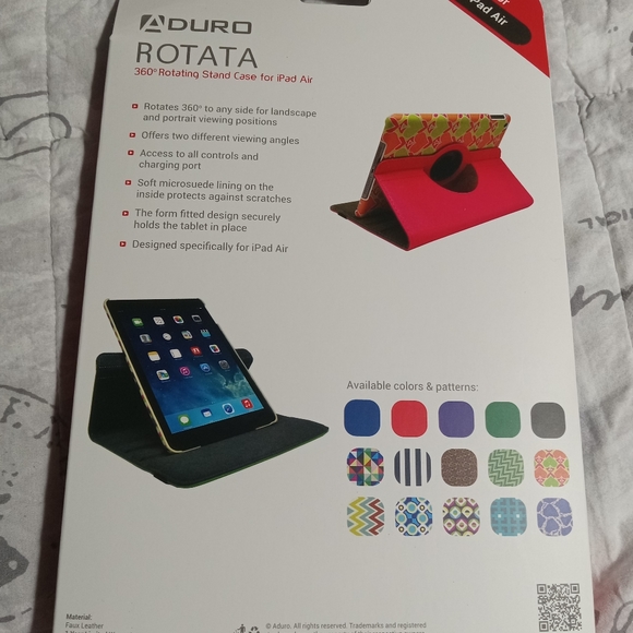 Aduro Rotata 360° rotating Stand case for ipad Air. "Open to reasonable offers" - Picture 2 of 2